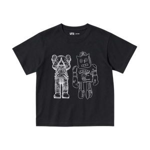 KAWS x Warhol x UNIQLO UT Graphic T-Shirt Kids 'Black'