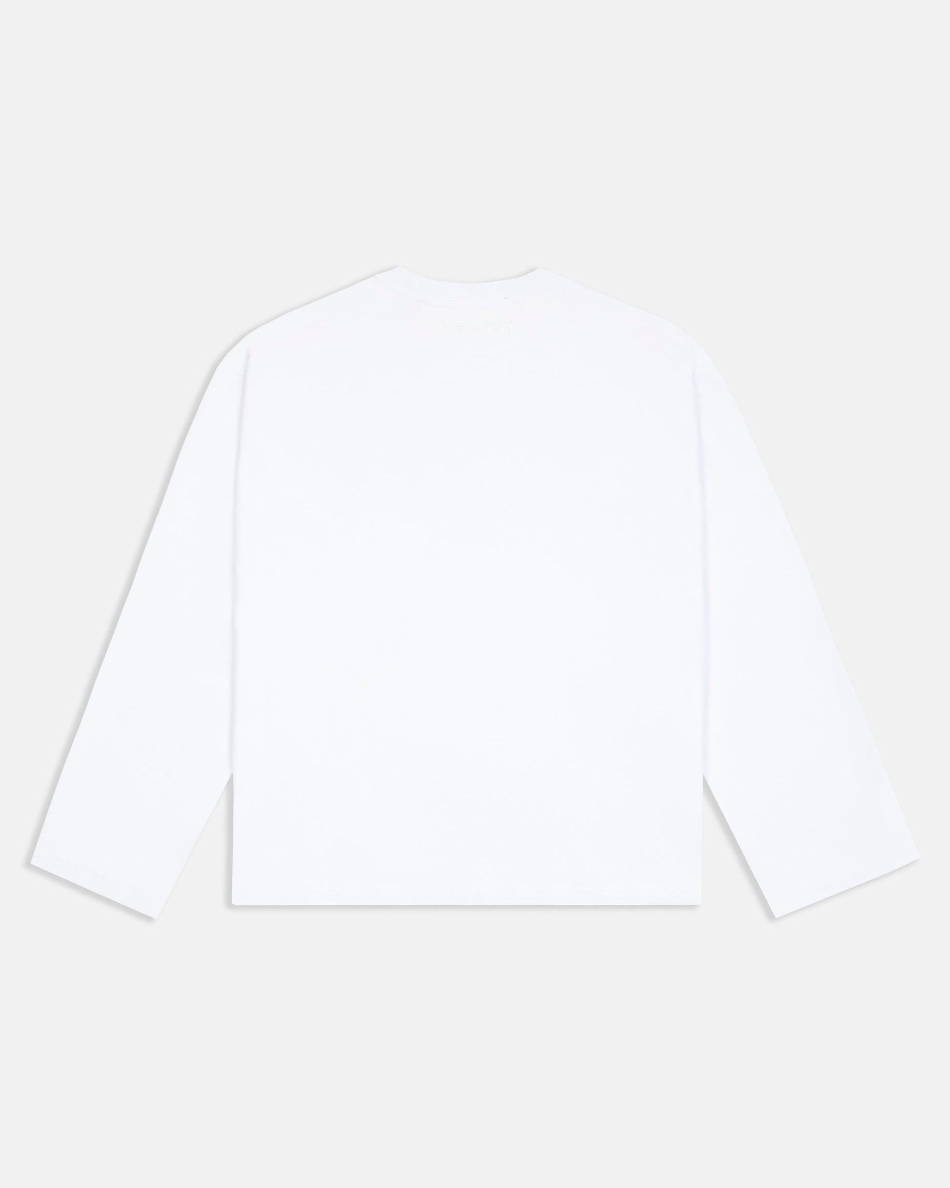 KAIZEN MARKET EVERYDAY LONGSLEEVE WHITE - Kick Game