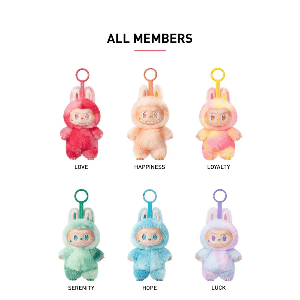 Labubu In Red Pop Mart Labubu The Monsters Big into Energy Series Vinyl Plush Pendan ...