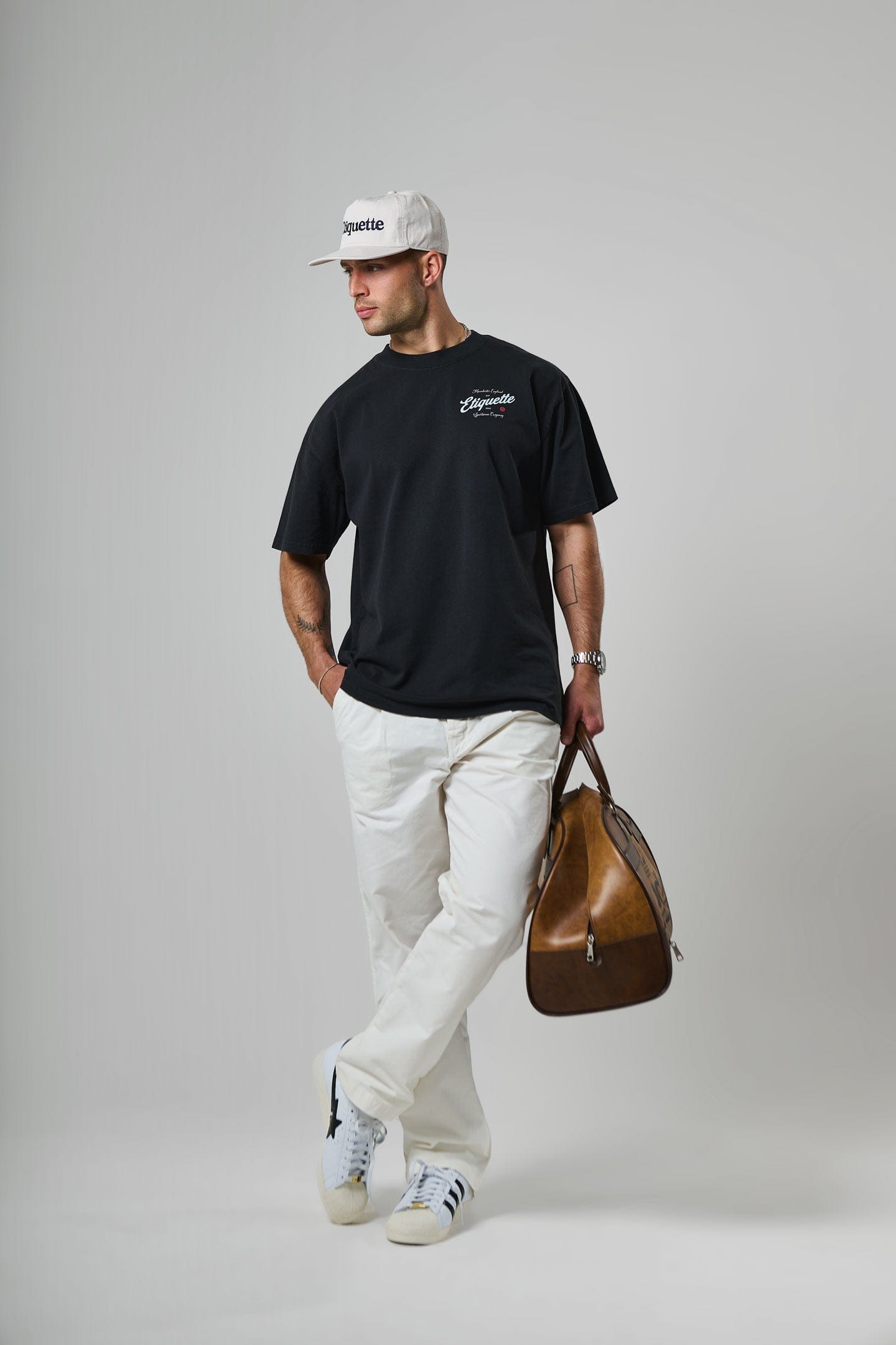 Etiquette The Rose Tee 'Black' - Kick Game