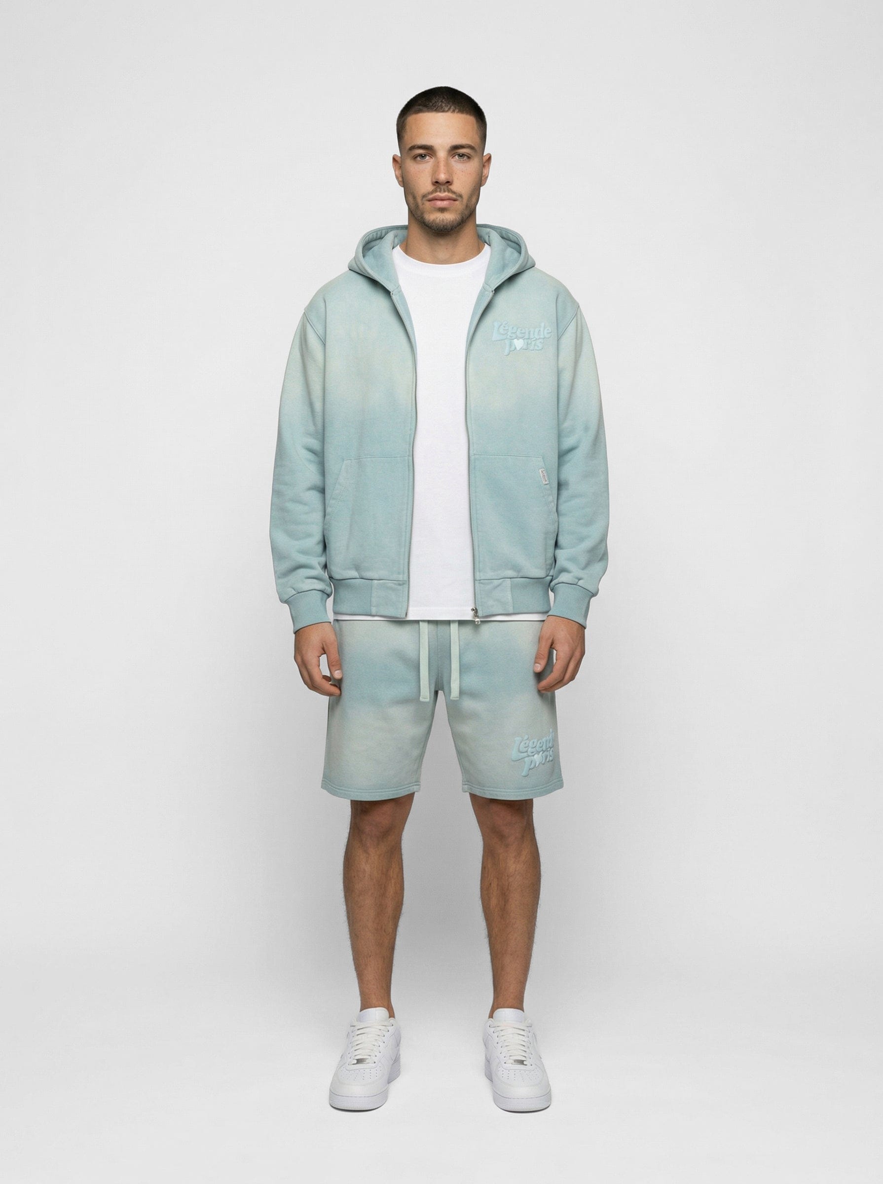 Legende Paris LND GRADIENT HOOD - ICY BLUE - Kick Game