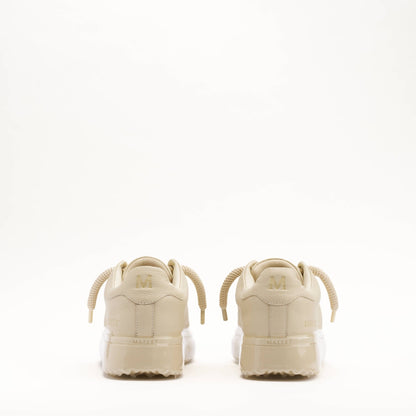 MALLET GRFTR Lite Men's Beige Ombre Dip Leather Trainers - Kick Game