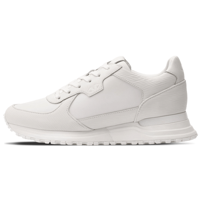 MALLET Boundary Men's White Ripple Leather Trainers - Kick Game