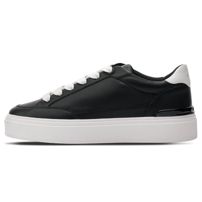 MALLET Lansbury Men's Black Nappa Leather Trainers - Kick Game