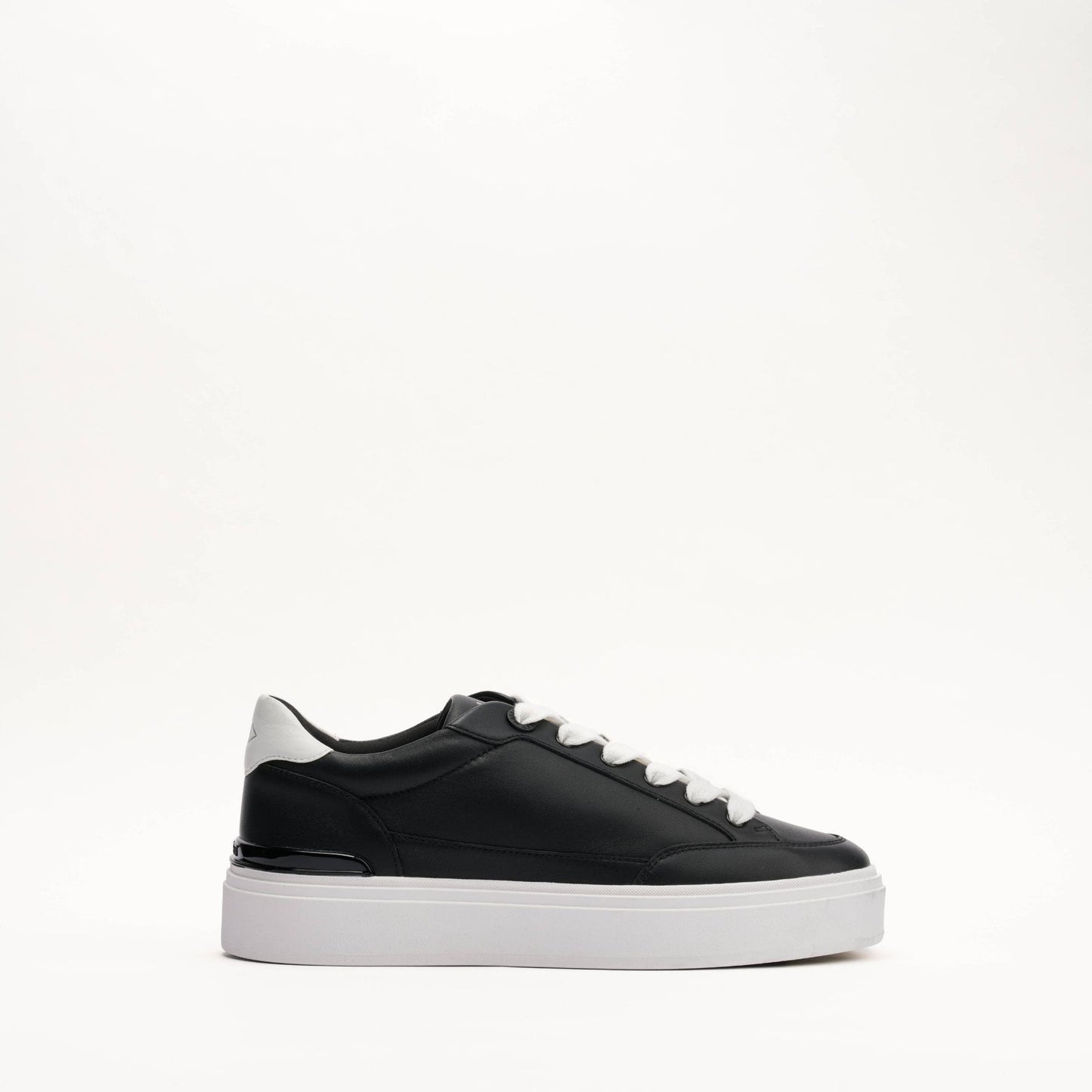 MALLET Lansbury Men's Black Nappa Leather Trainers - Kick Game