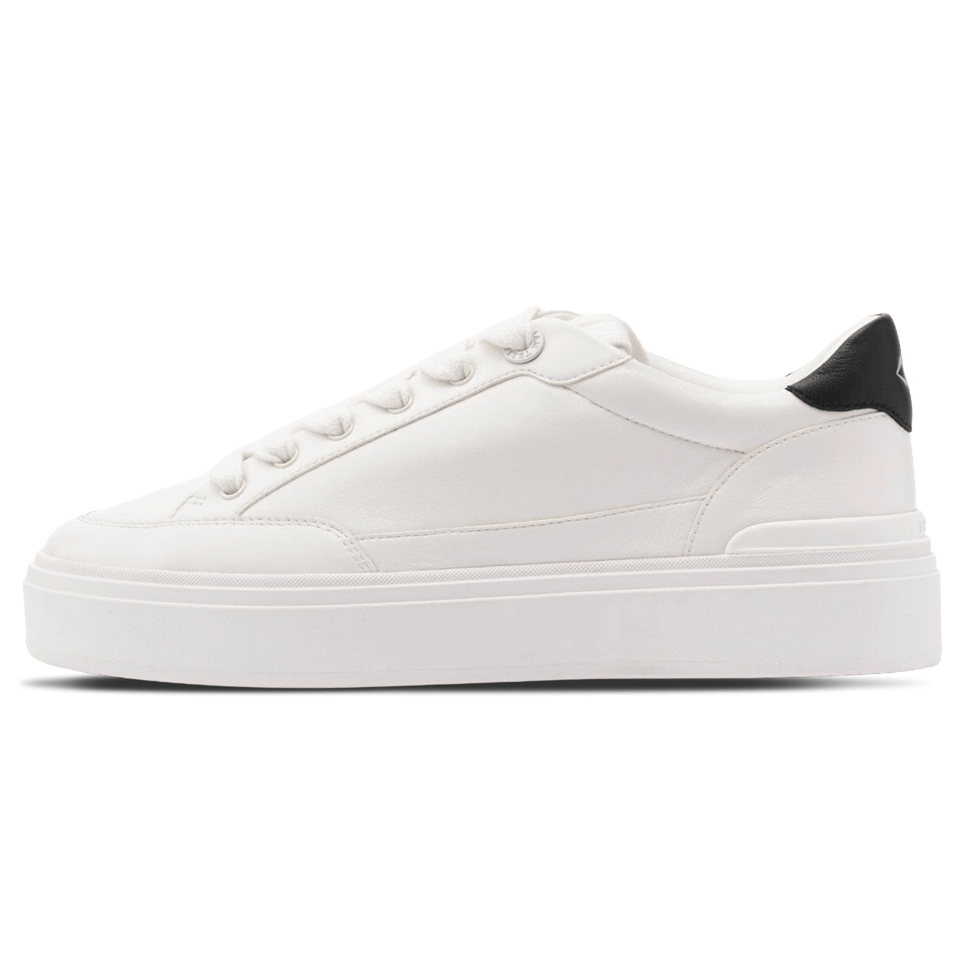 MALLET Lansbury Men's White Nappa Leather Trainers - Kick Game