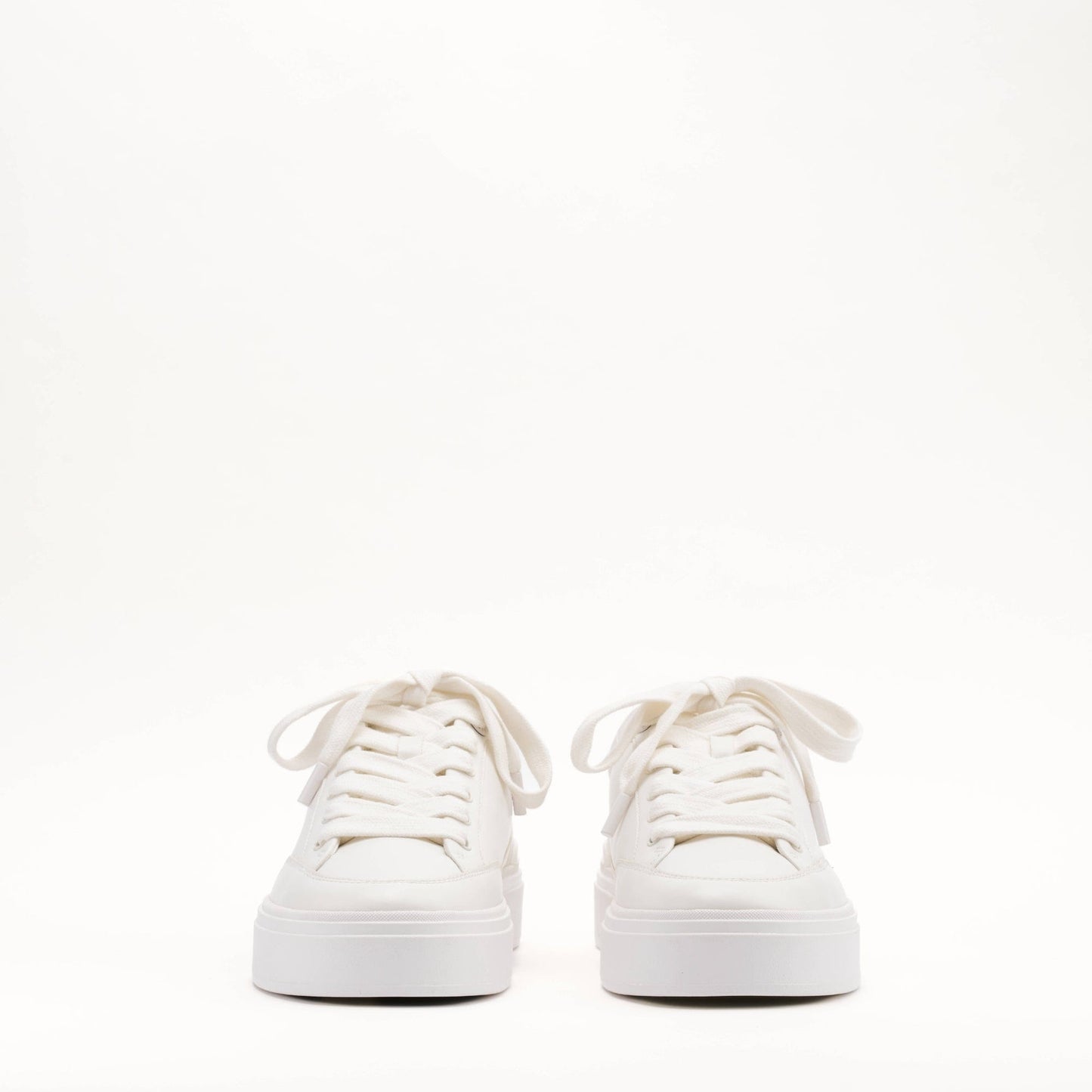 MALLET Lansbury Men's White Nappa Leather Trainers - Kick Game