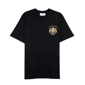 Casablanca Joyaux D Afrique Tennis Club Printed T Shirt 'Black'