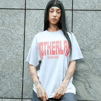 Motherlan MTN Pinch Logo Tee 'Grey' - Kick Game