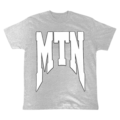 Motherlan MTN Two Tone Arch Logo T-shirt 'Grey' - Kick Game