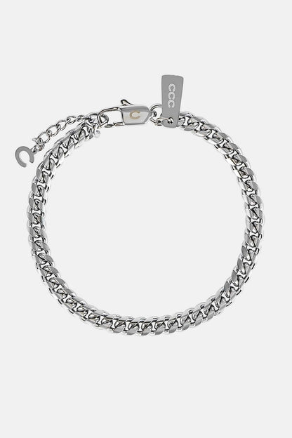 Miami Cuban Bracelet - 5mm - White - Kick Game