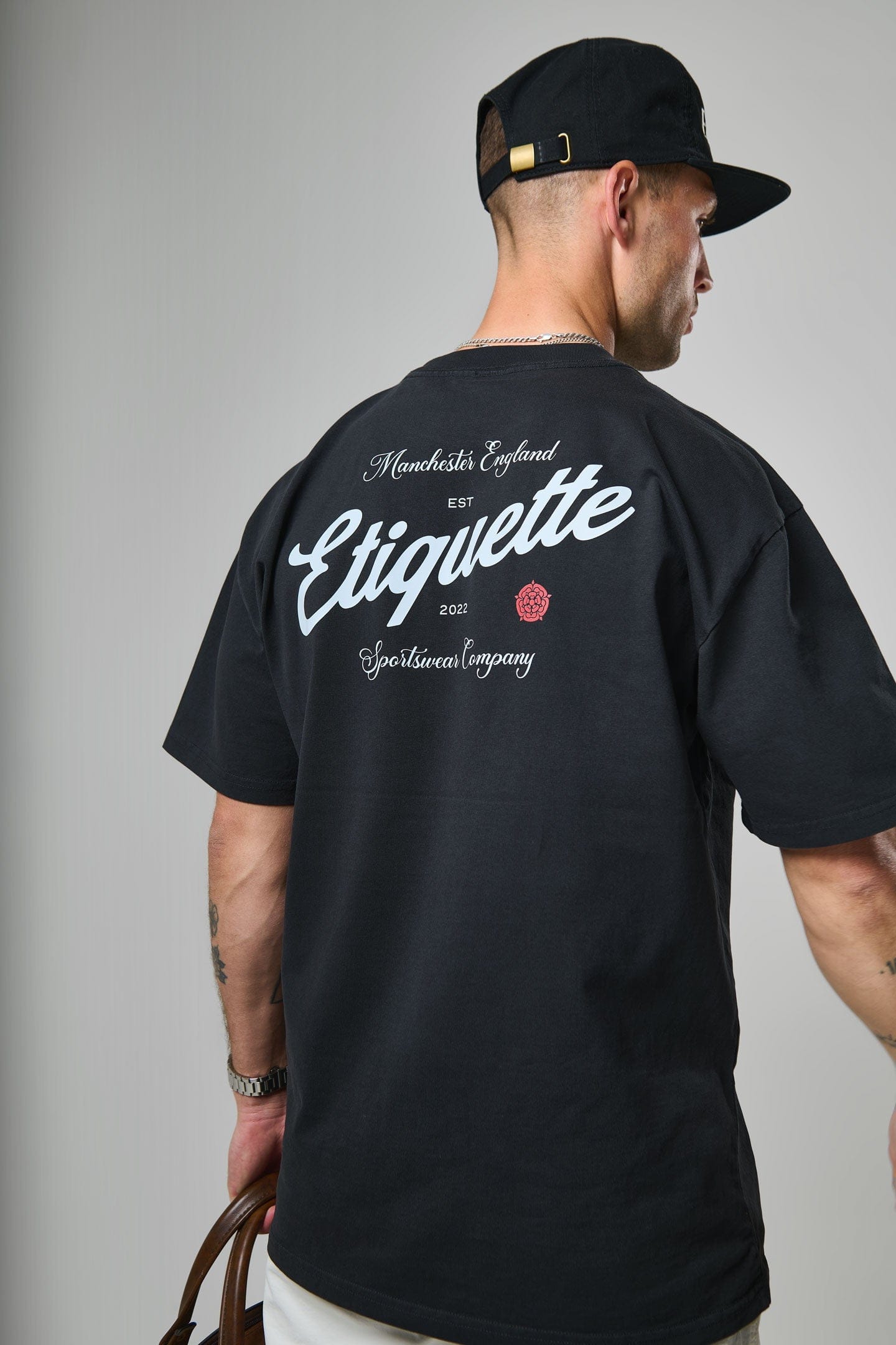 Etiquette The Rose Tee 'Black' - Kick Game