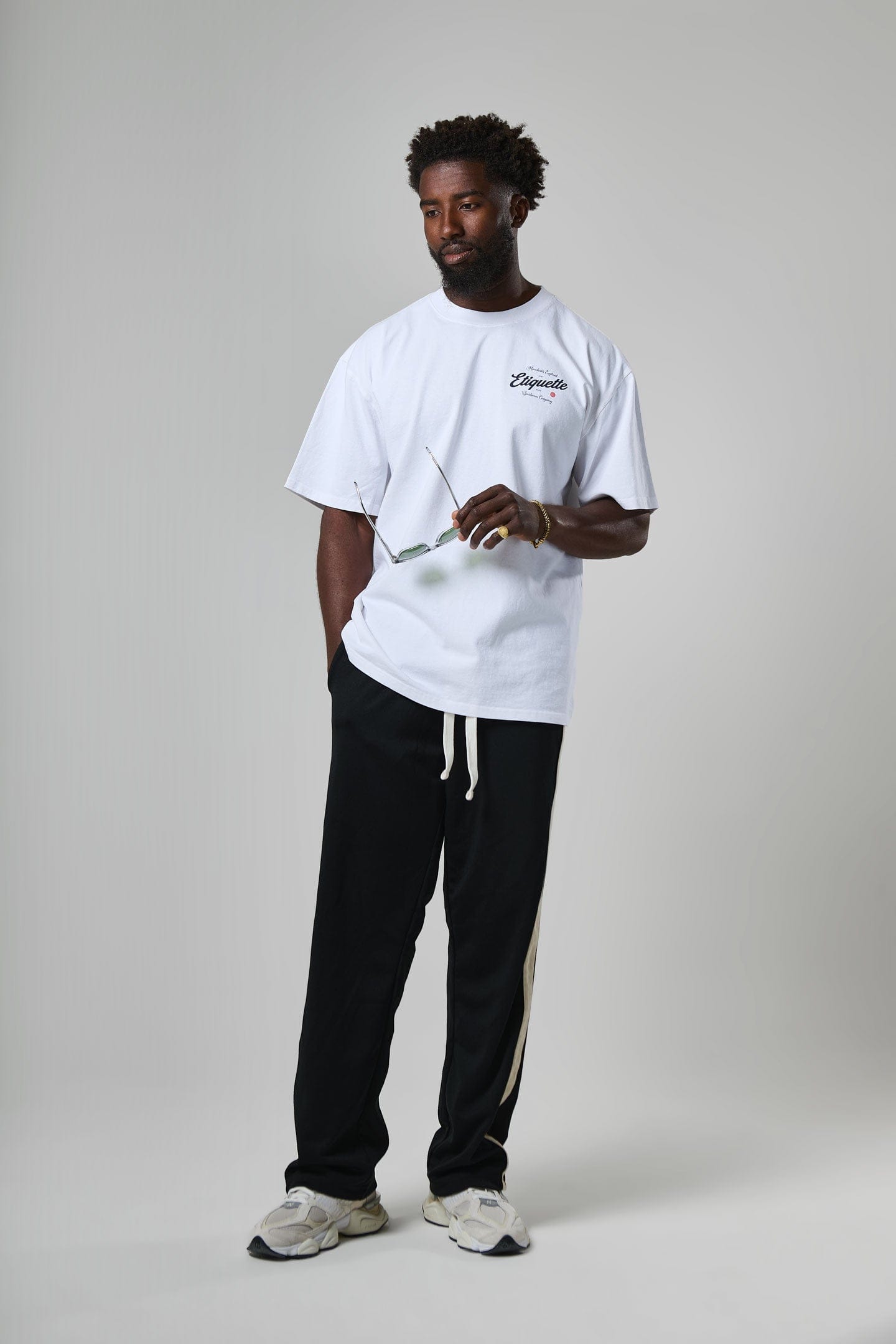 Etiquette The Rose Tee 'White' - Kick Game