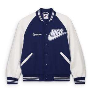 Nike x Nigo Varsity Jacket 'Blue'