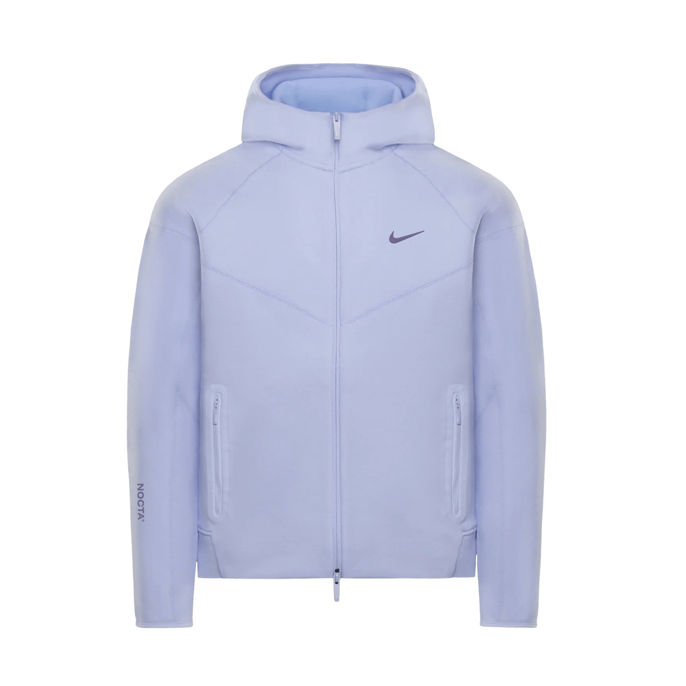 Nike x Nocta Tech Fleece Full Zip Hoodie 'Palest Purple' - Kick Game