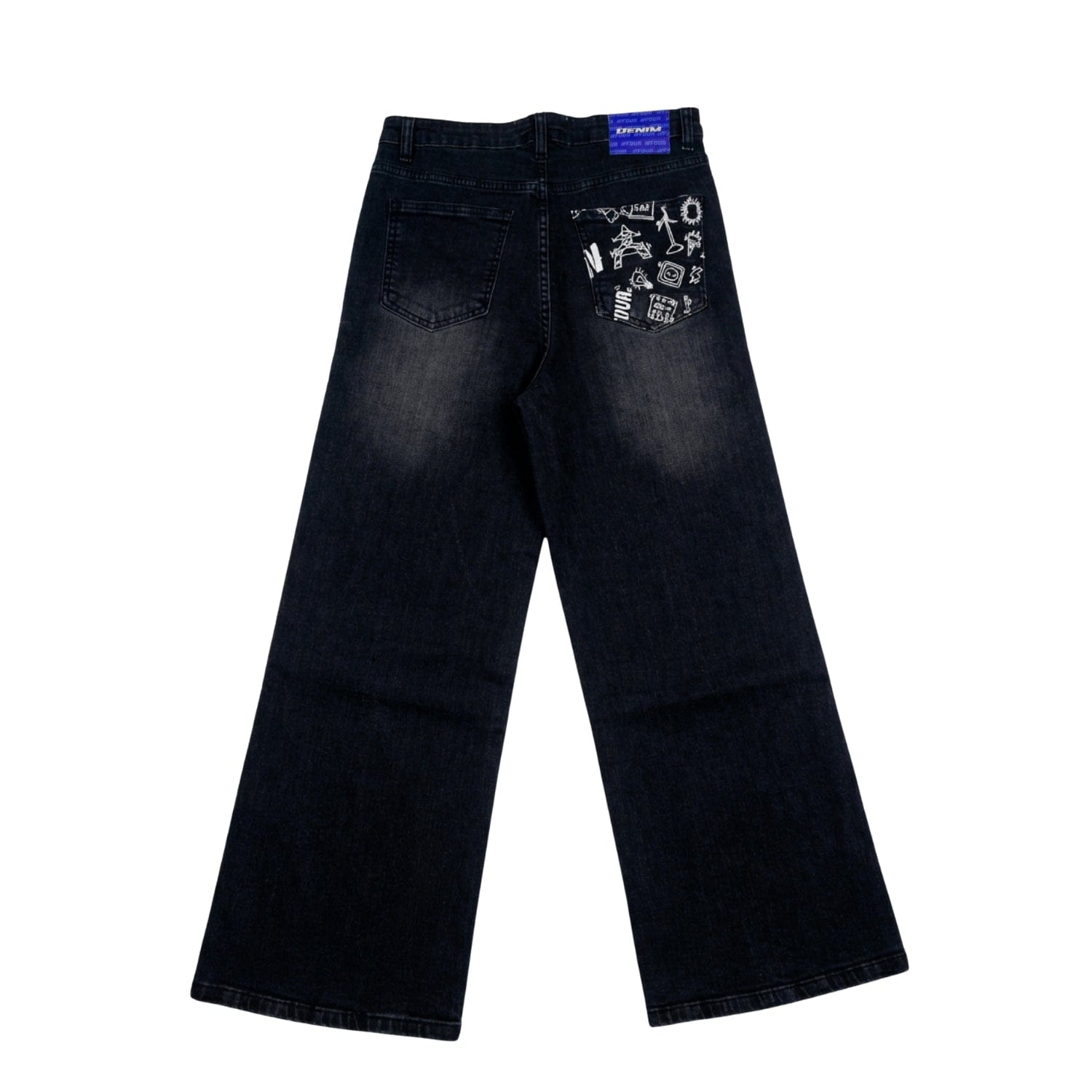 Noir Static Denim - Kick Game