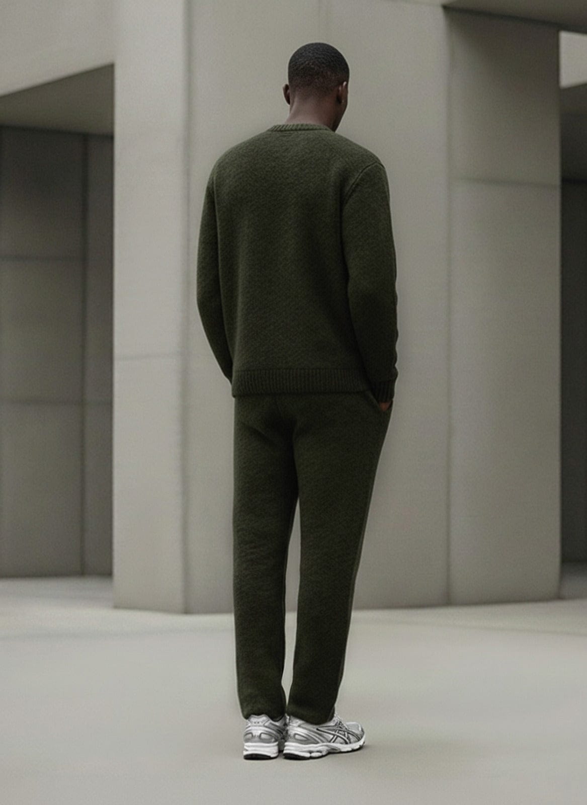 Cardair CD Logo Knit Sweater - Olive - Kick Game