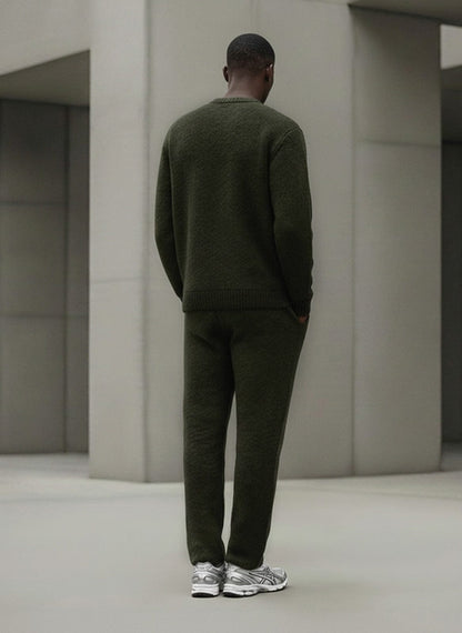 Cardair CD Logo Knit Sweater - Olive - Kick Game