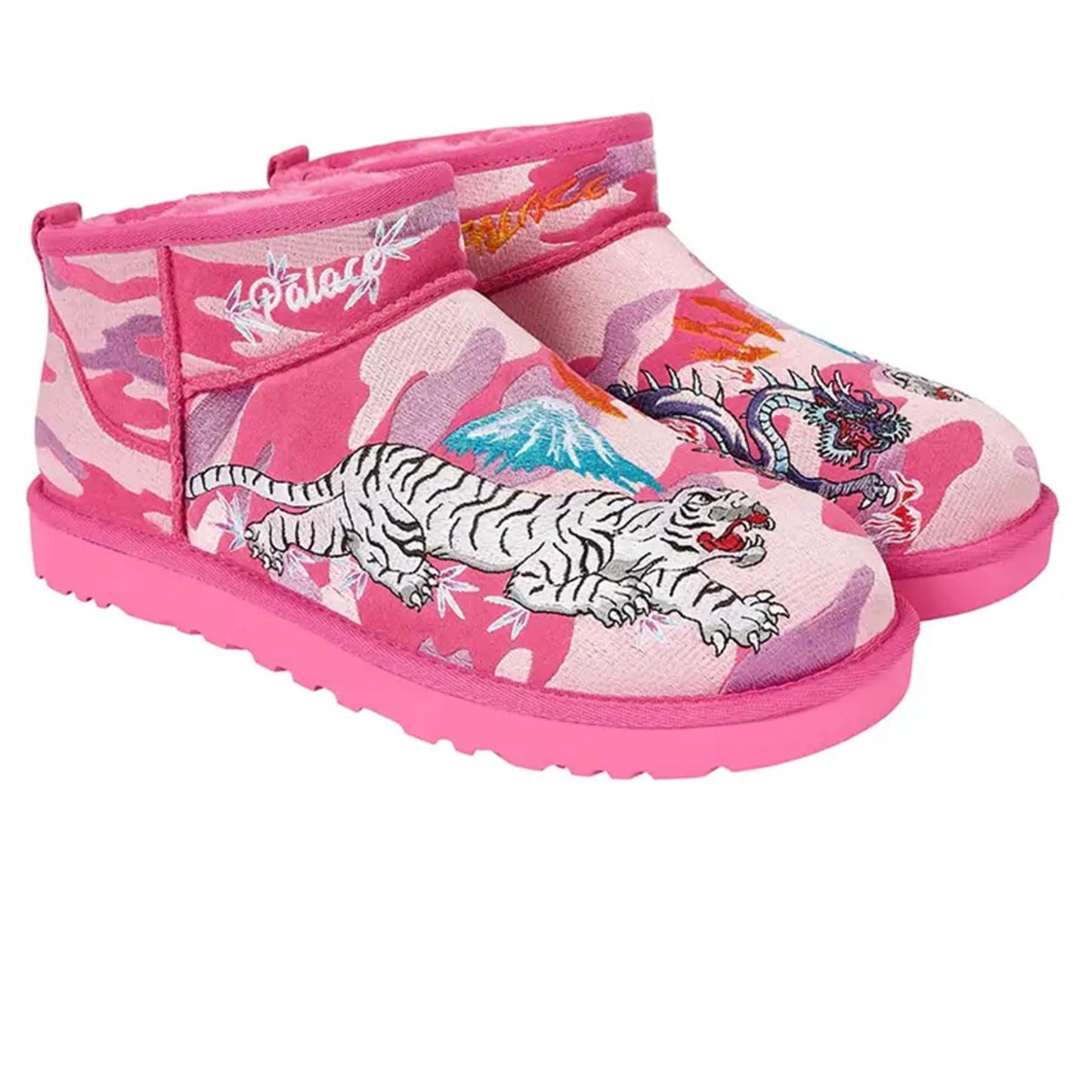 Palace x UGG Mini Boot 'Pink Camo' - Kick Game