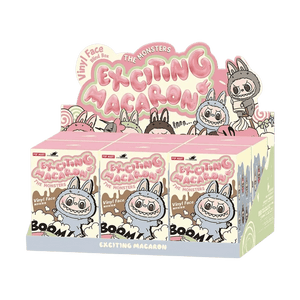 Pop Mart Labubu The Monsters Exciting Macarons Vinyl Face Sealed Case (6 Blind Boxes)
