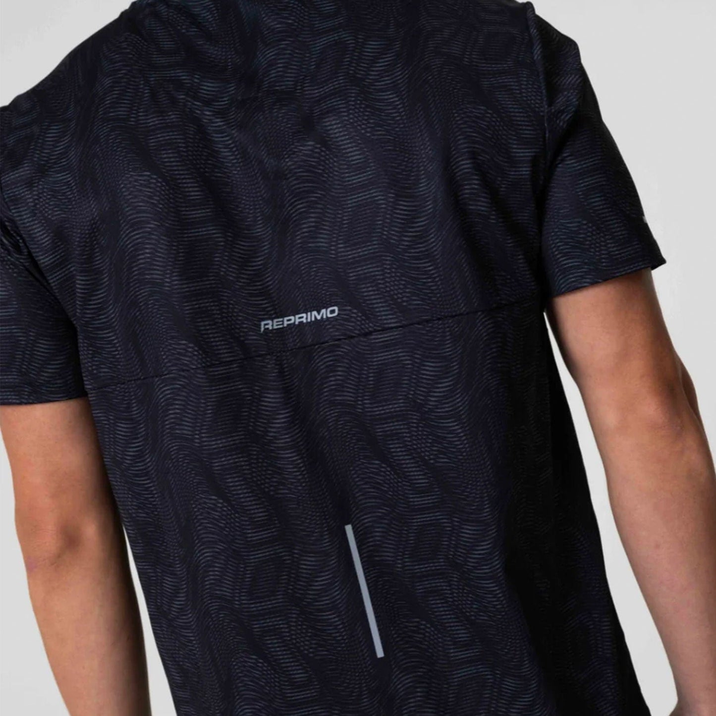 Reprimo Ripple Tee 'Black' - Kick Game