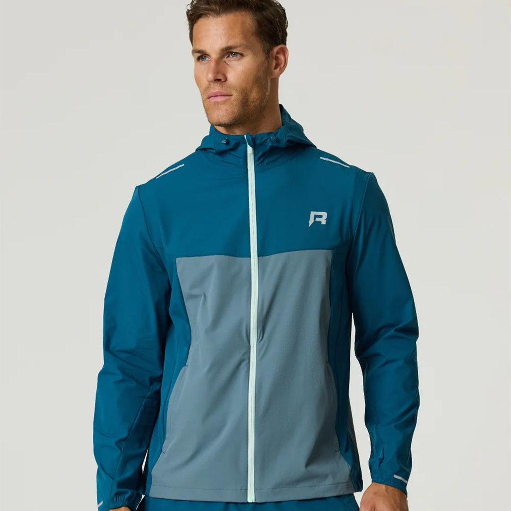 Reprimo Flight Windbreaker Jacket 'Tidal Teal Blue Steel' - Kick Game