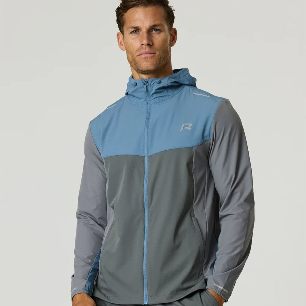 Reprimo Flight Windbreaker Jacket 'Air Force Blue Gunmetal' - Kick Game