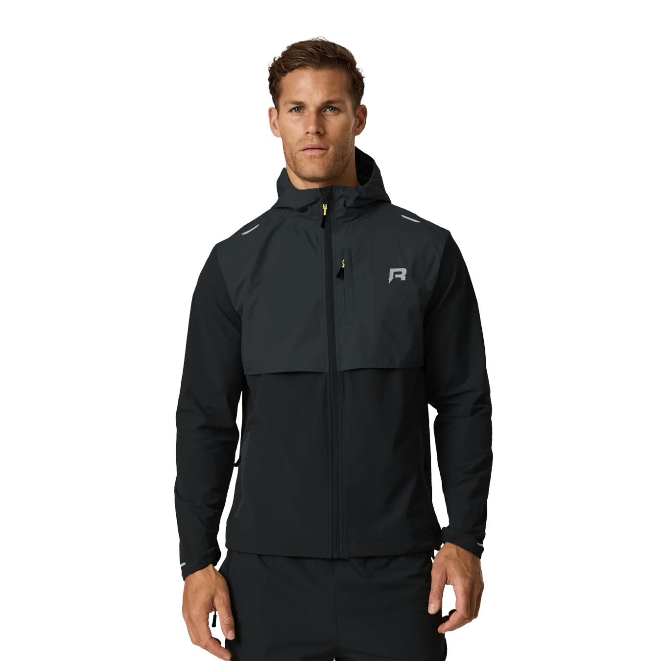 Reprimo Summit Windbreaker Jacket 'Black Volt' - Kick Game