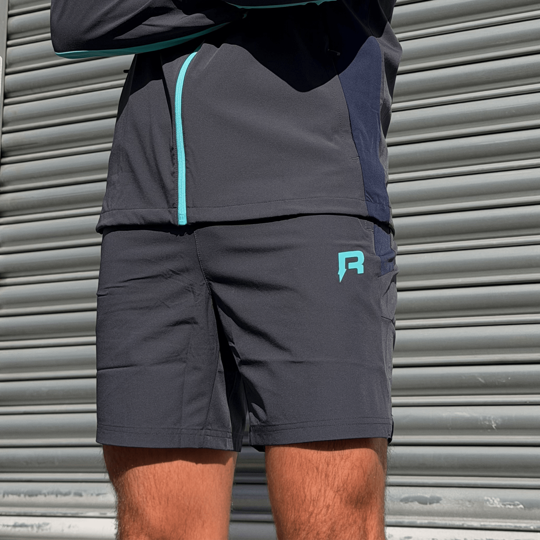 Reprimo Vortex Shorts 'Blue Steel Cyan' - Kick Game