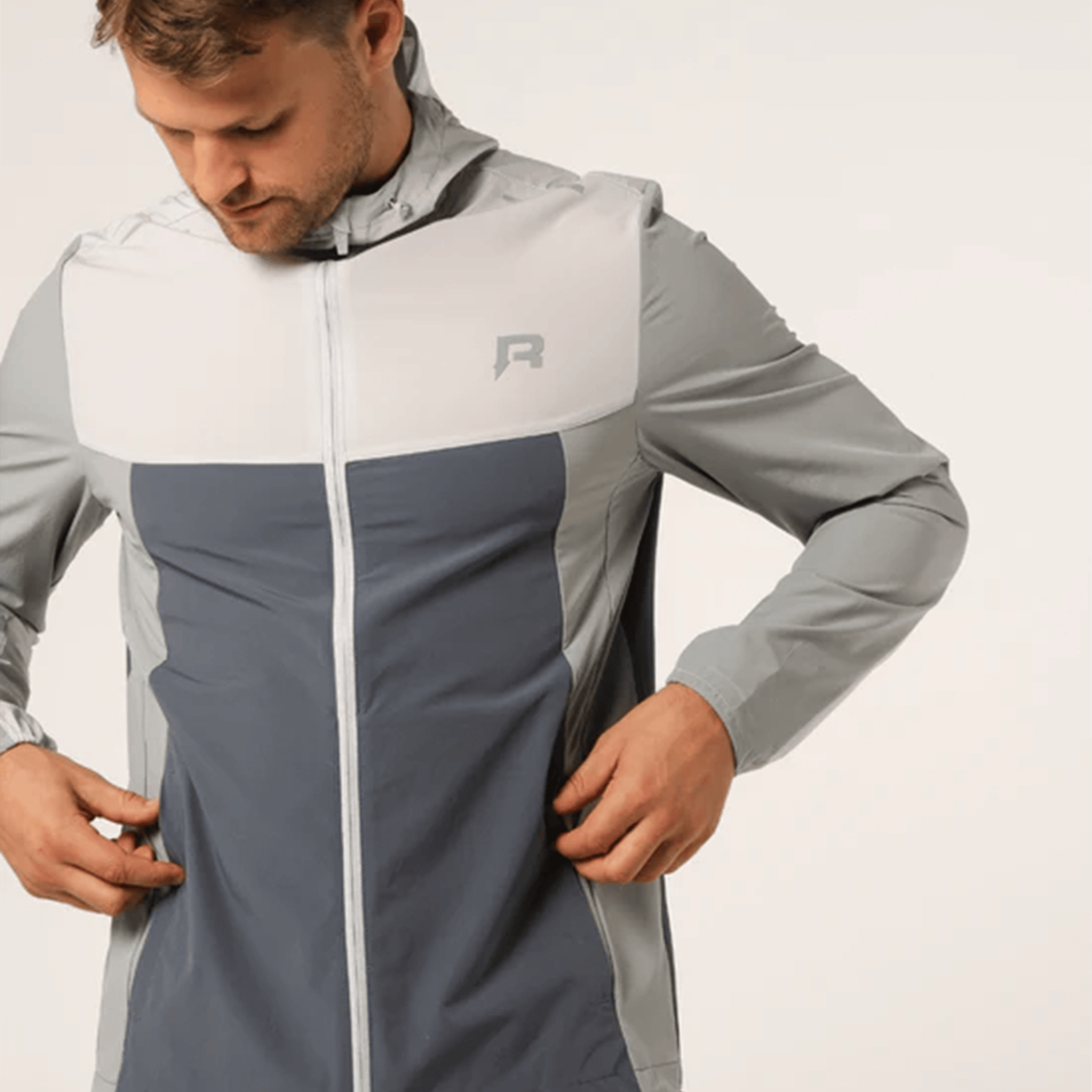 Reprimo Flight Windbreaker Jacket 'Vapor Blue Turbulence' - Kick Game