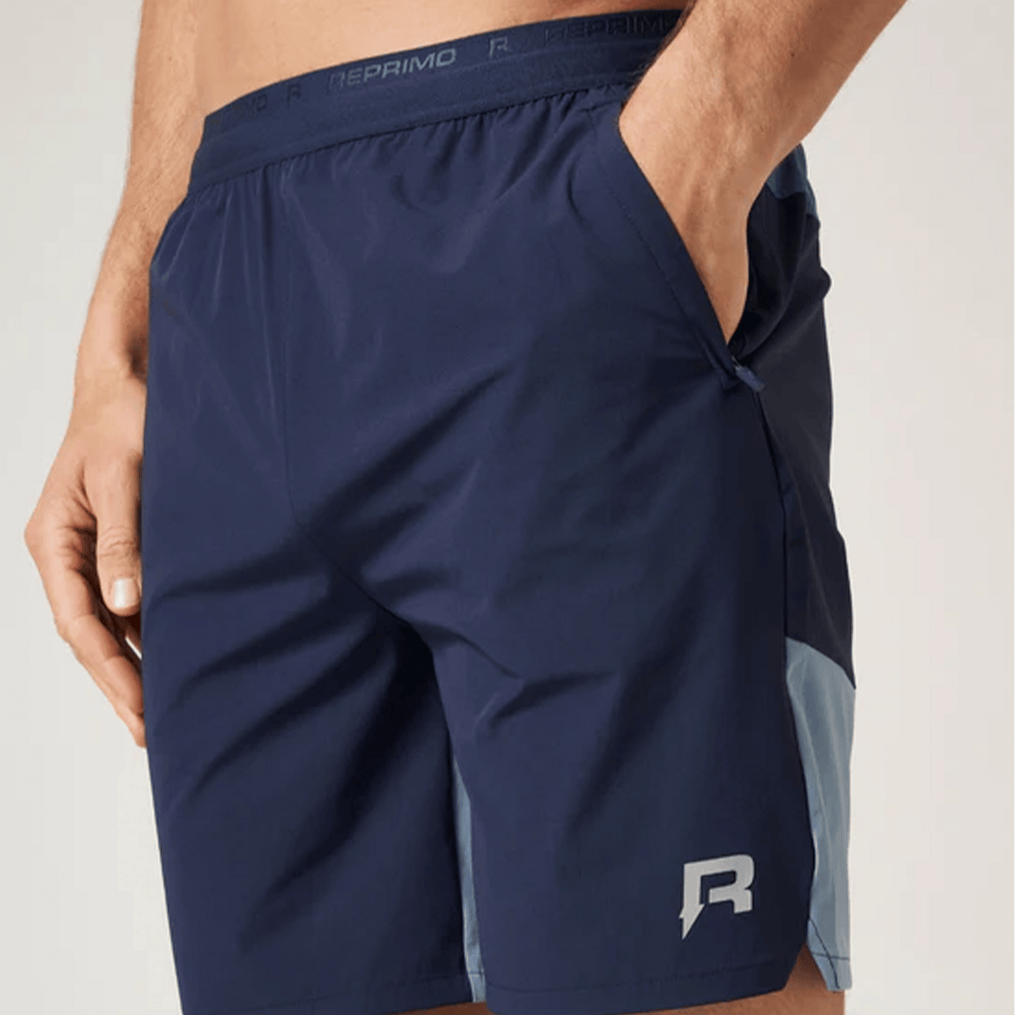 Reprimo Flight Shorts 'Dusty Blue Navy' - Kick Game