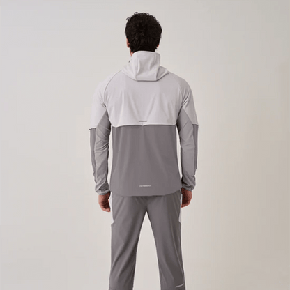 Reprimo Vortex Windbreaker Jacket 'Misty Grey Slate Core' - Kick Game
