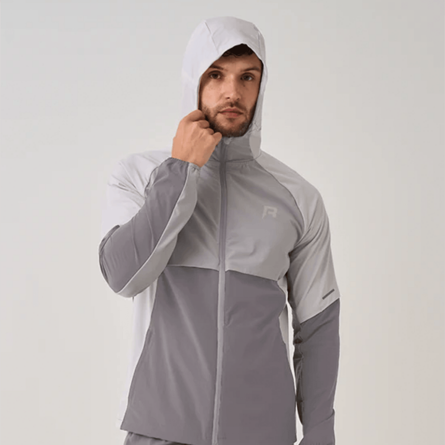 Reprimo Vortex Windbreaker Jacket 'Misty Grey Slate Core' - Kick Game