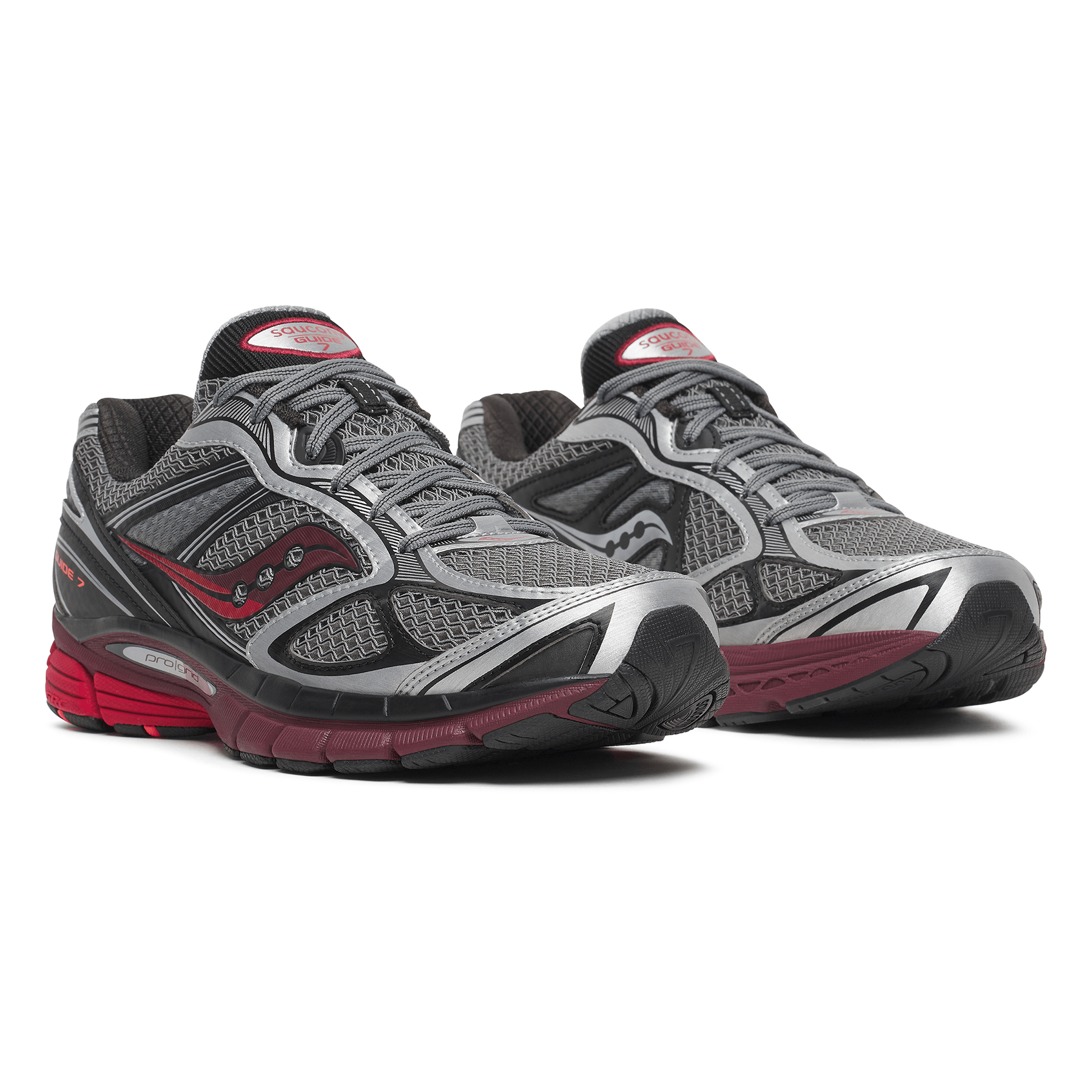 Saucony Progrid Guide 7 'Silver Maroon' - Kick Game