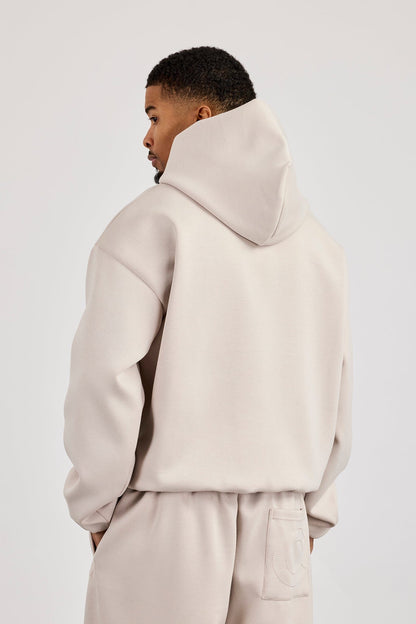 Scuba Half Zip Hoodie - Light Grey - Kick Game