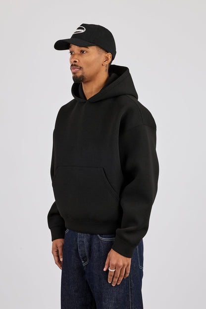 Scuba Boxy Hoodie  - Black - Kick Game