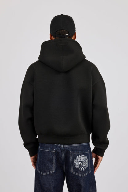 Scuba Boxy Hoodie  - Black - Kick Game