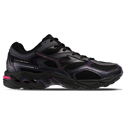 Mizuno Wave Mustang LS Sport 'Black Fuchsia Purple Blackberry Cordial' - Kick Game