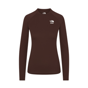SKIMS x The North Face Dotknit Long Sleeve Top 'Cocoa'