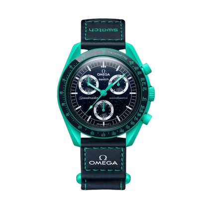 Swatch x Omega Bioceramic Moonswatch Mission On Earth - Polar Lights - Kick Game