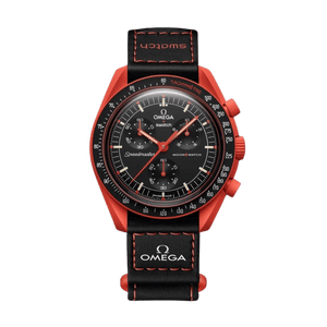 Swatch x Omega Bioceramic Moonswatch Mission On Earth - Lava