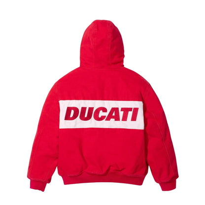 Supreme x Ducati Hooded Racing Jacket 'Red' - Kick Game