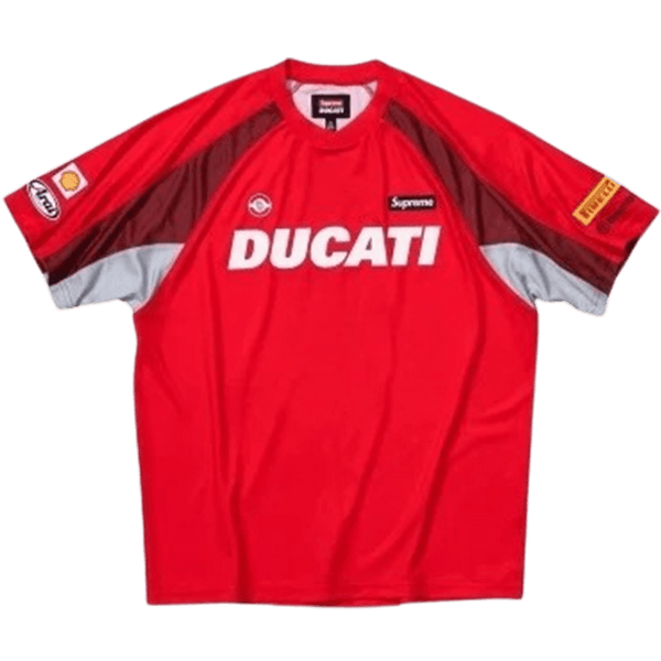Supreme x Ducati Soccer Jersey 'Red' - Kick Game