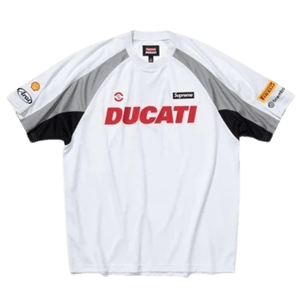 Supreme x Ducati Soccer Jersey 'White'