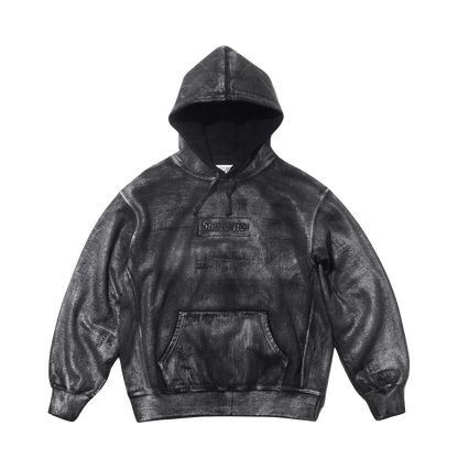 Supreme x MM6 Maison Margiela Foil Box Logo Hoodie 'Dark Grey' - Kick Game