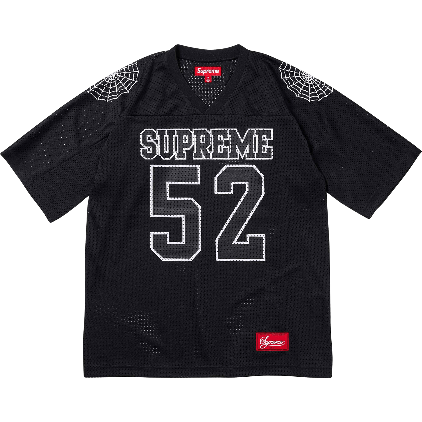 Supreme Spiderweb Football Jersey 'Black' - Kick Game
