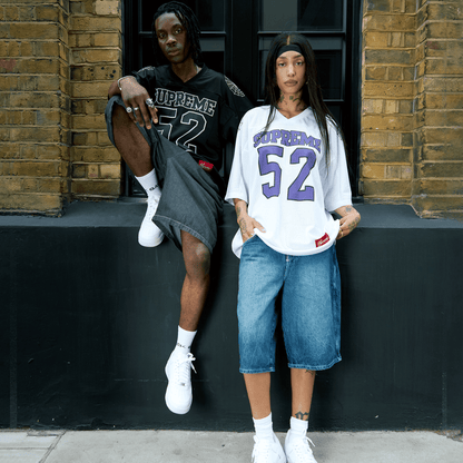 Supreme Spiderweb Football Jersey 'Black' – Kick Game