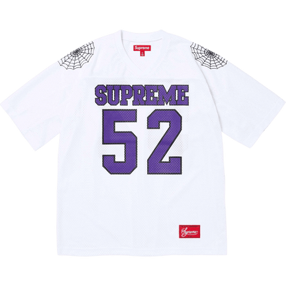Supreme Spiderweb Football Jersey 'White' - Kick Game