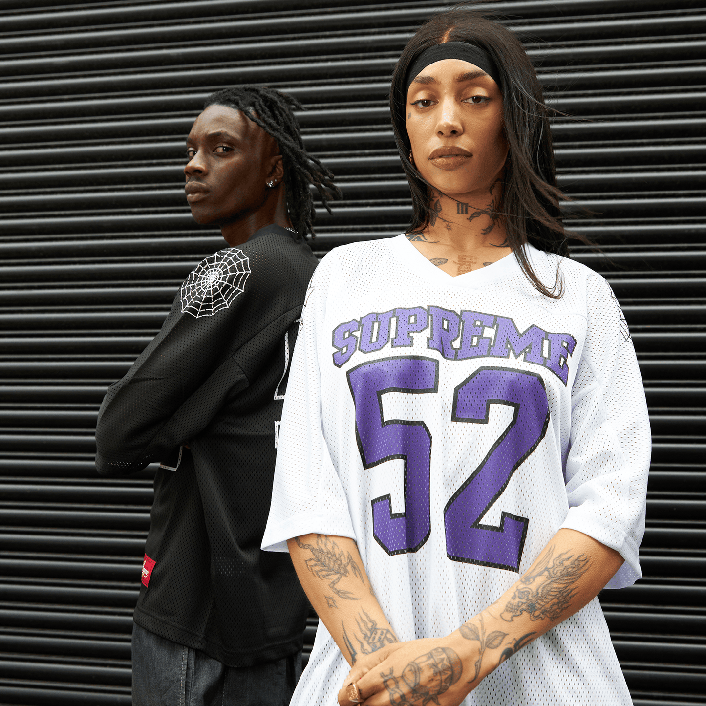 Supreme Spiderweb Football Jersey 'White' – Kick Game