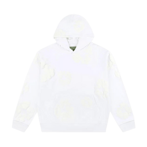 Denim Tears The Cotton Wreath Mono Hooded Sweatshirt 'White'